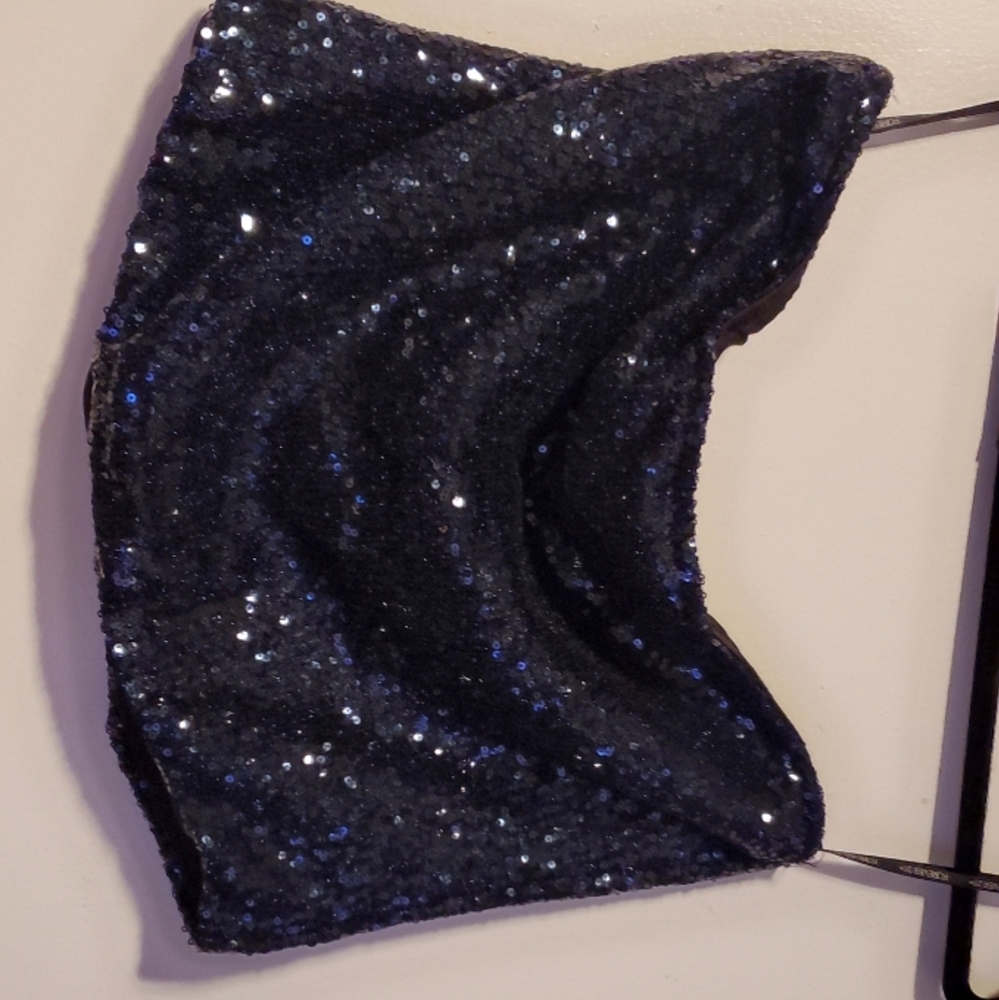 Sequin halter top